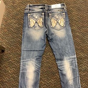 Miss me Flutter Wing bling  Hailey skinny. Size 27